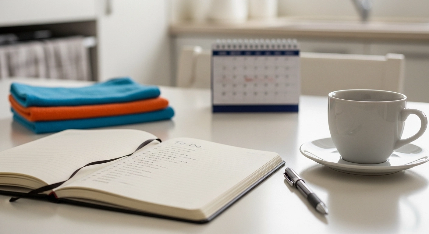 Checklist de tarefas essenciais da semana