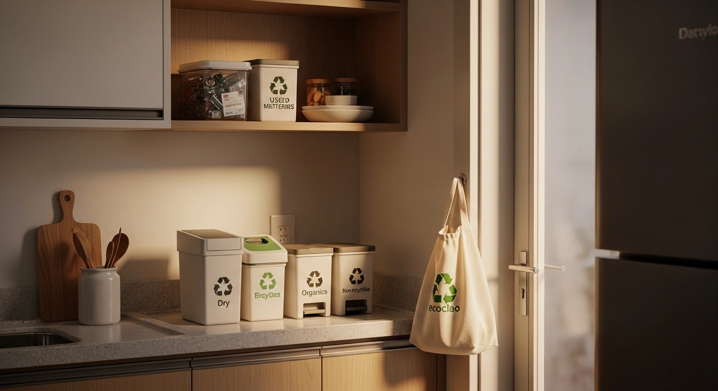 Como organizar o descarte no dia a dia